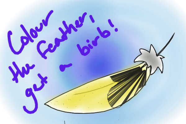 Color the Feather Get a Birb!