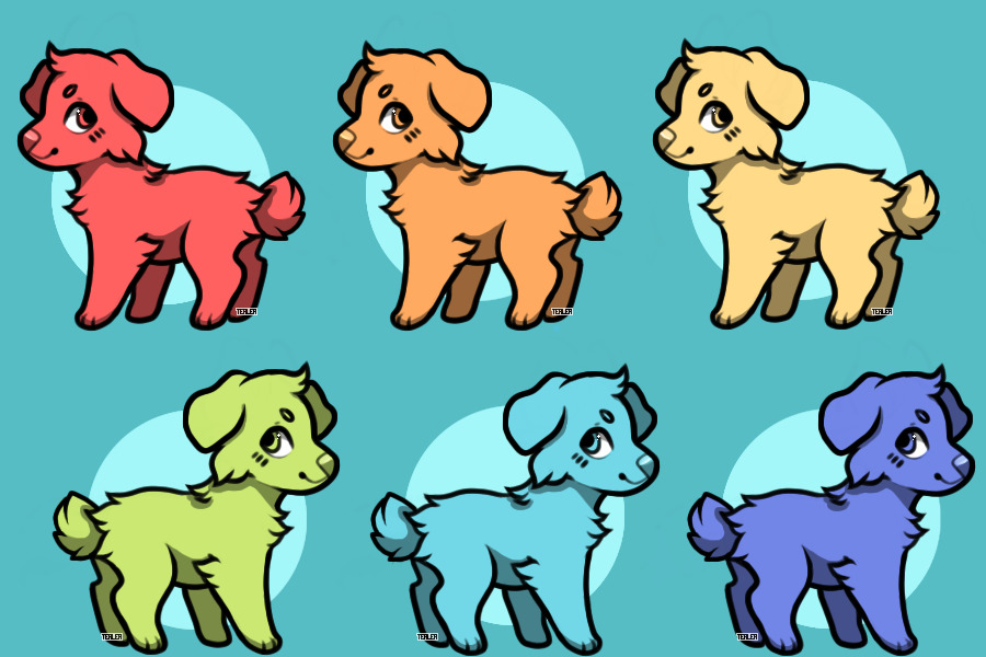 Fluffy Canine Bases
