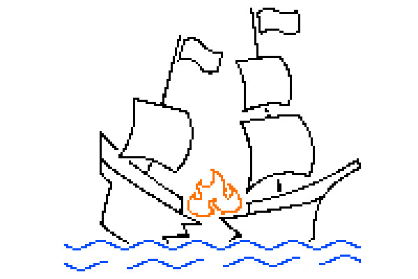 maybe a pixel ship
