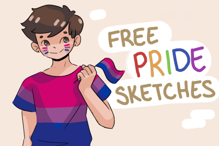 free pride sketches!!