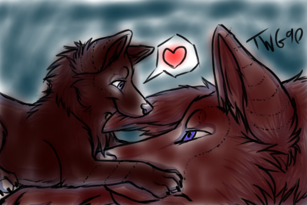 Valentine's Day (Father & Daughter Dogs)
