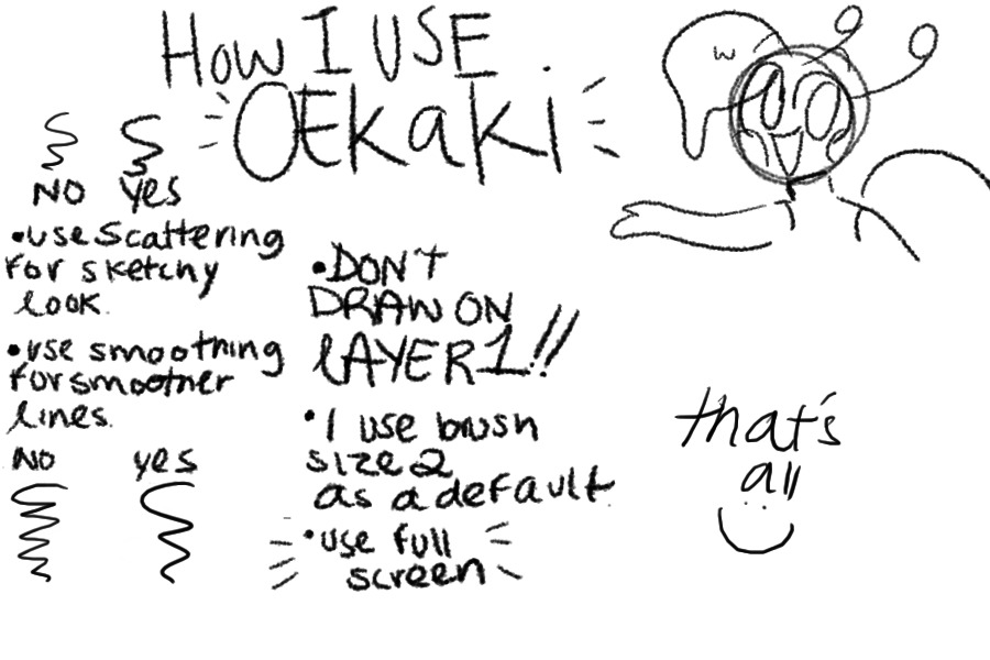 how l use oekaki