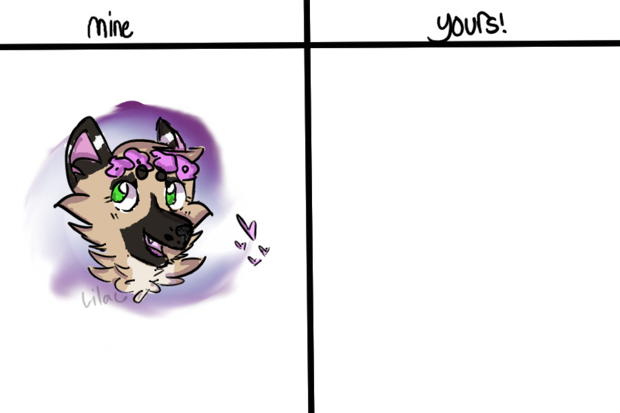 mine vs. yours <3