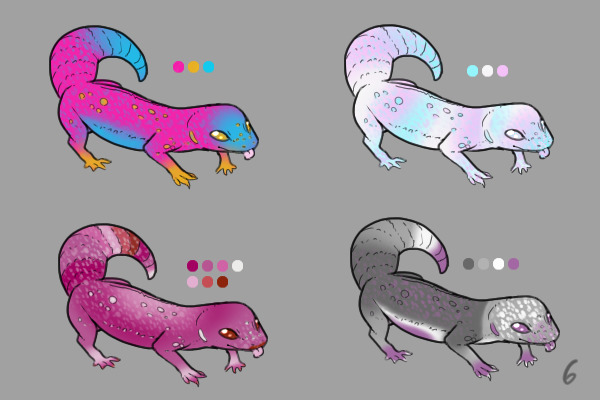 Pride geckos Cheap PWYW