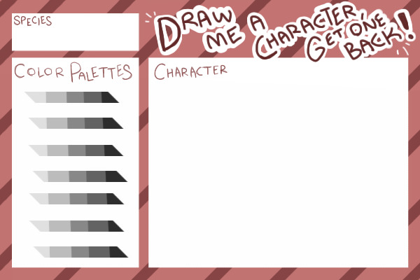 Draw me a character, get one back!