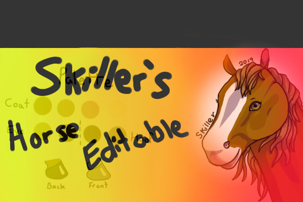 Skiller's Horse Editable