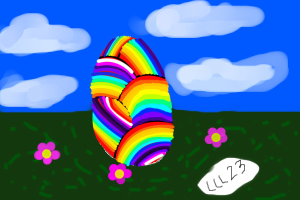 rainbow egg