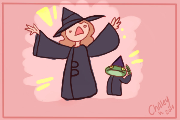 Ahhh an Evil Villain!... and a frog?