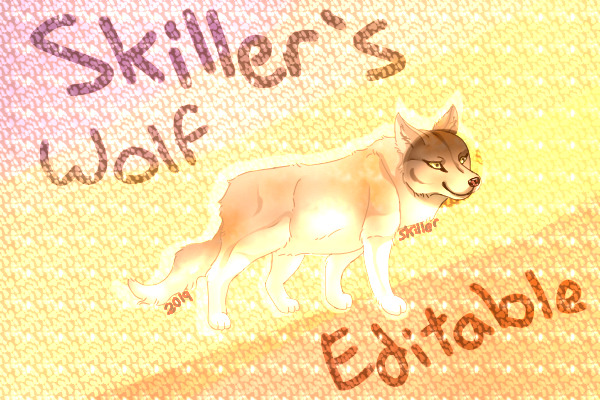 Skiller's Wolf Editable