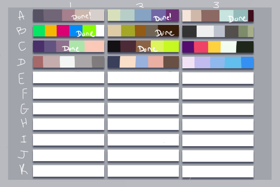 Palette adopts - Suggestions open