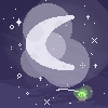 Free to use avatar- UFO and Moon