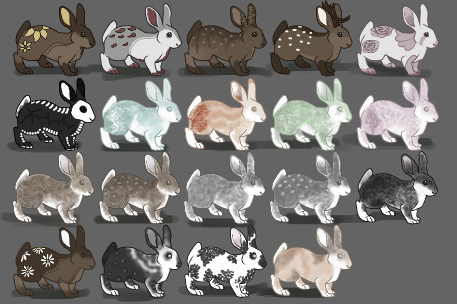 rabbits - 5C$ or 3 tokens
