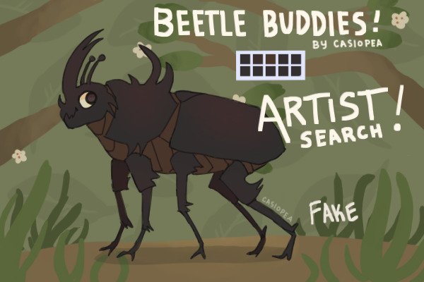 beetle buddies - artist search!