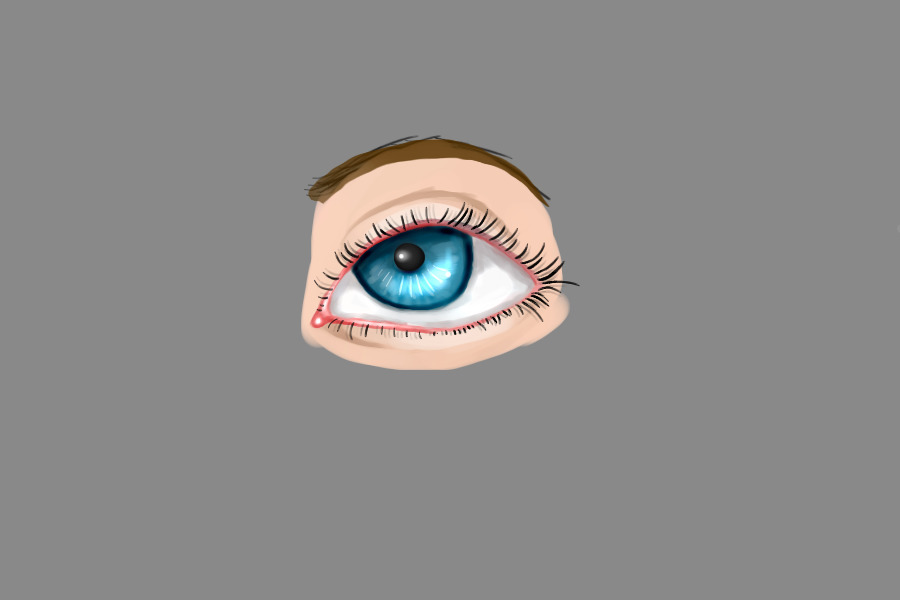 semi realistic eye XD