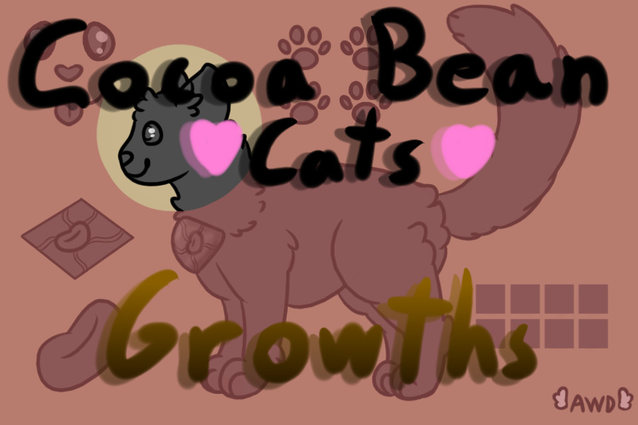 Cocoa Bean Cats - Growths - DNP