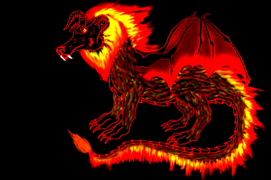 dark fur flame leogon