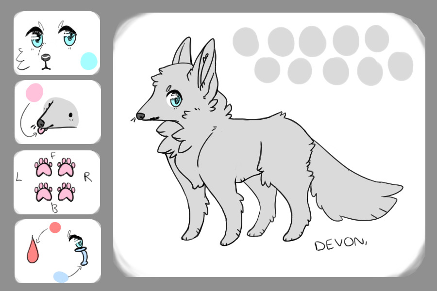 Fox Character Template