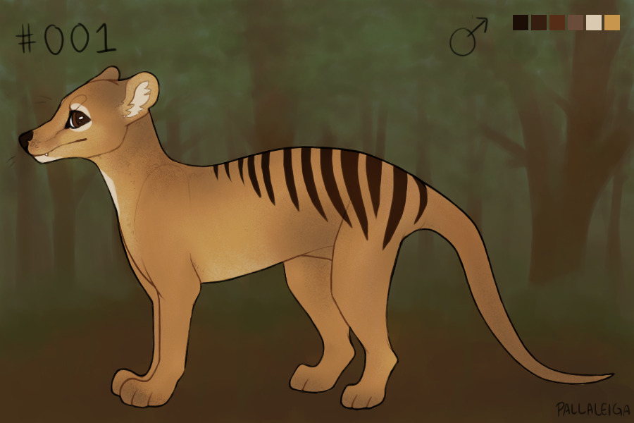 modern thylacines ☆ #001 mascot