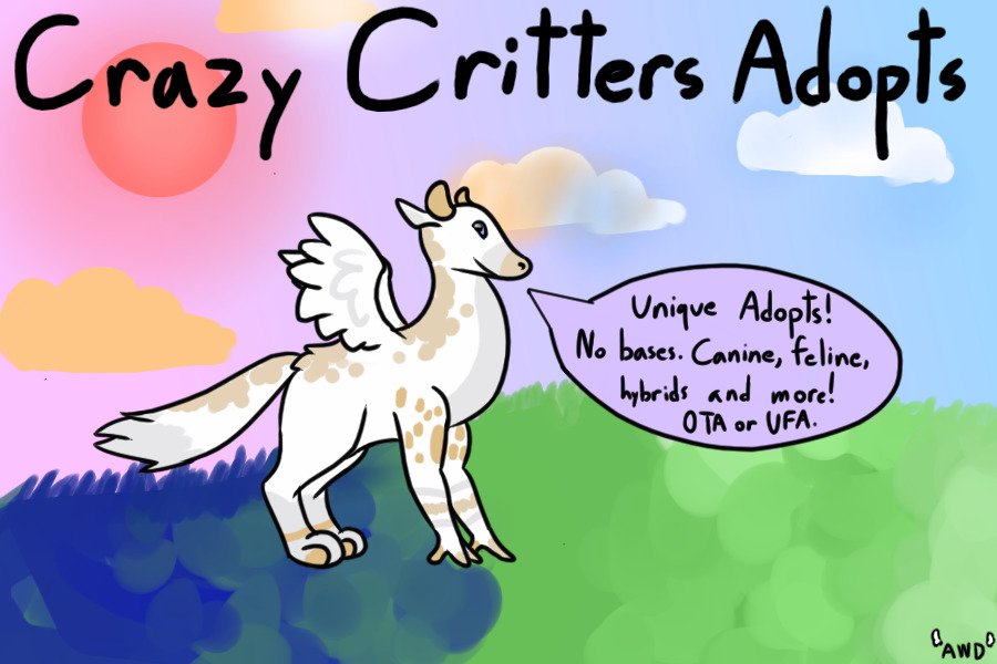 Crazy Critters Adopts - Unique adoptable creatures