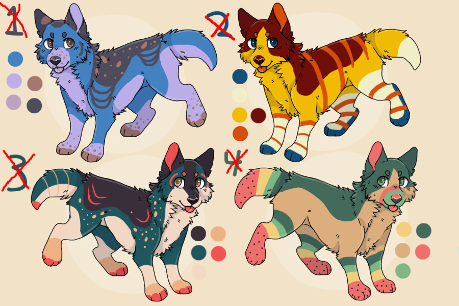 Found this new base so I made more puppers uwu