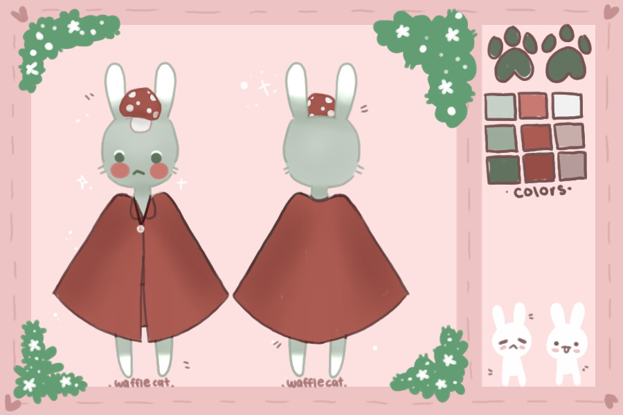 ☆ adoptable mushroom bun!