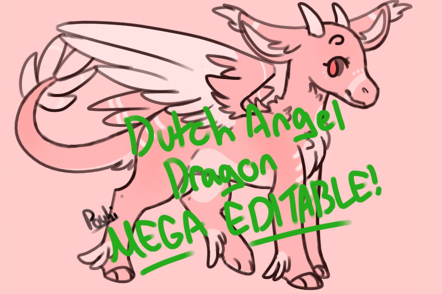 dutch angel dragon mega editable