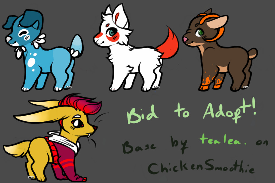 Adopt Pups (No Bids Please)