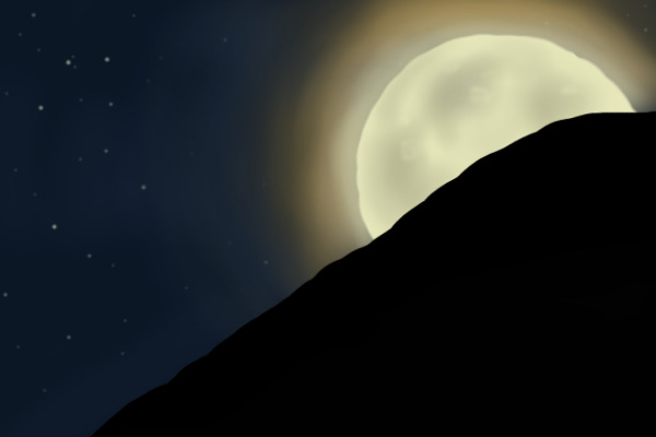 Moonlit dunes