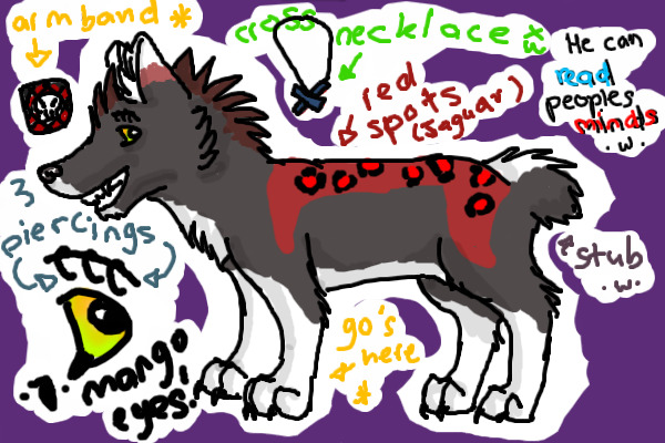 Give him a name and a home pwease .w.