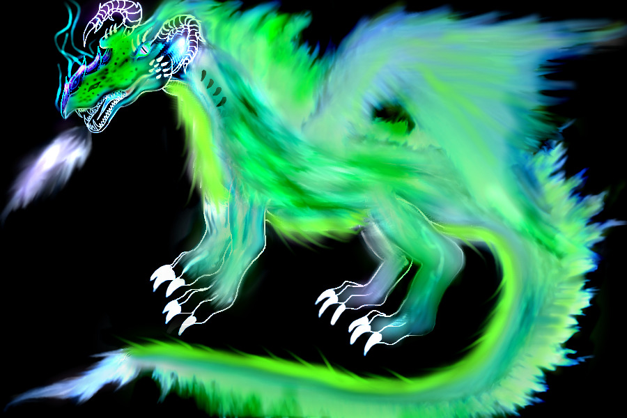radioactive featherbelly crystal dragon
