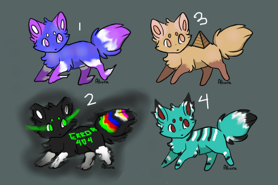 Color a crystal, get a fox! ~ Group 1