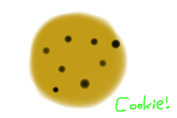 Yum! a cookie!
