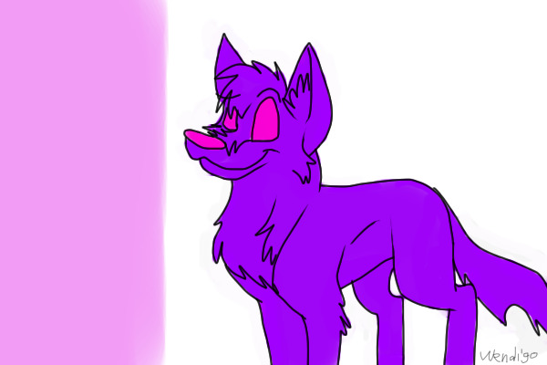 Purple wolf