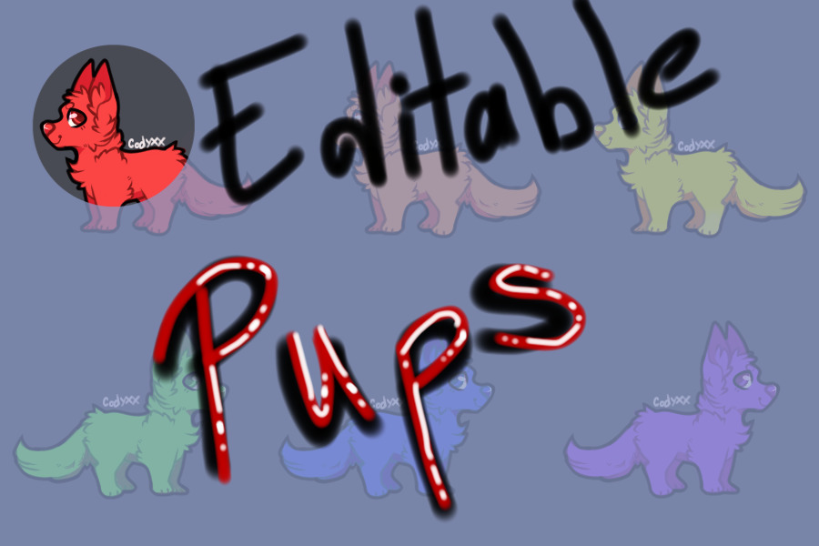 Editable pups
