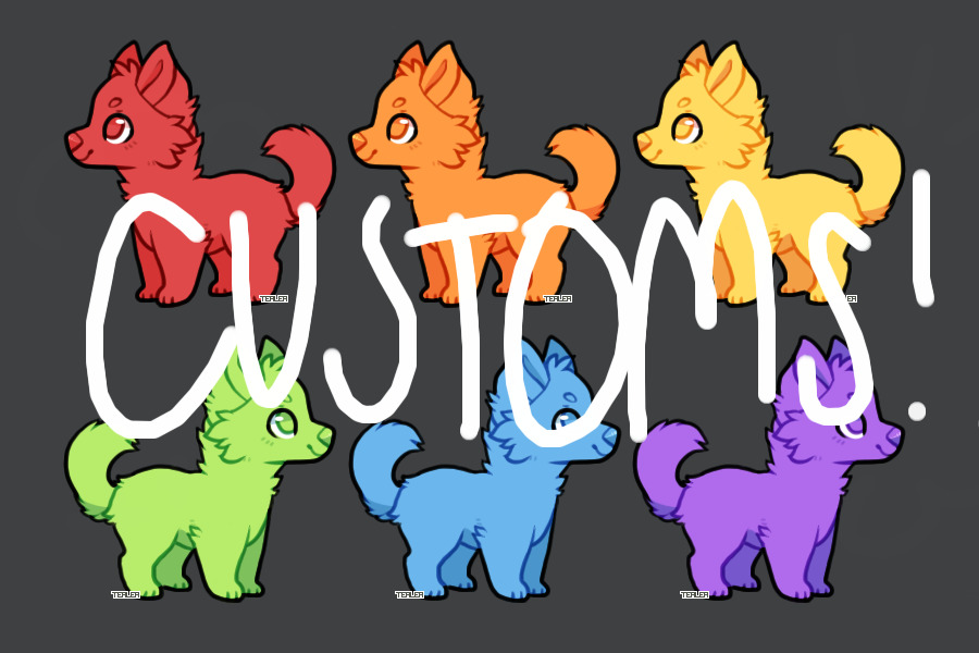 customs for sale - open!