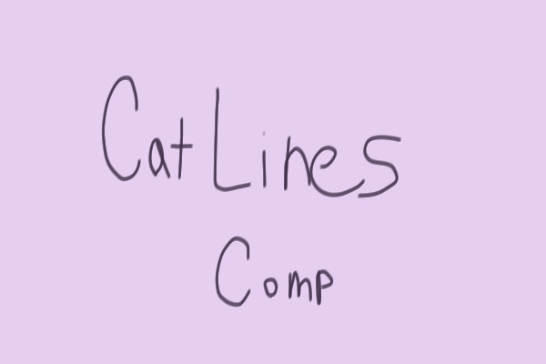 Cat Lines Comp! [WINNER CHOSEN]
