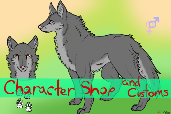 Character Shop~! [1st free, then 1 item or pet!]