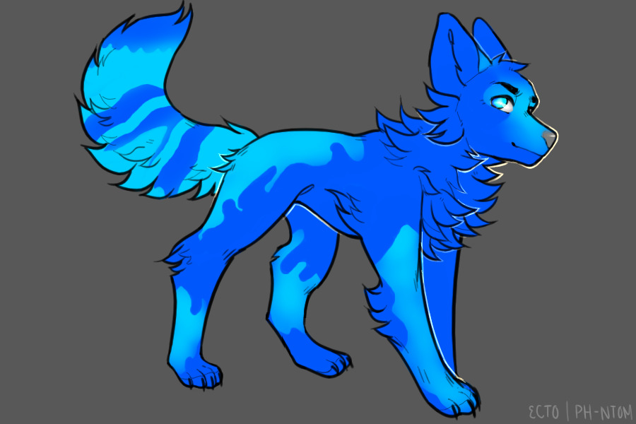 Blue Doggo