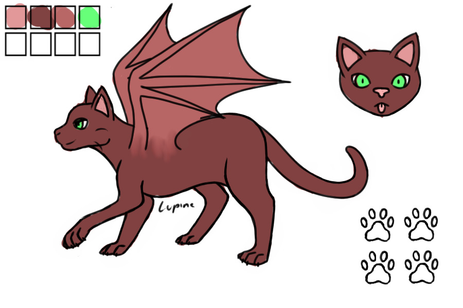 lupine's cat case but ~coloured~
