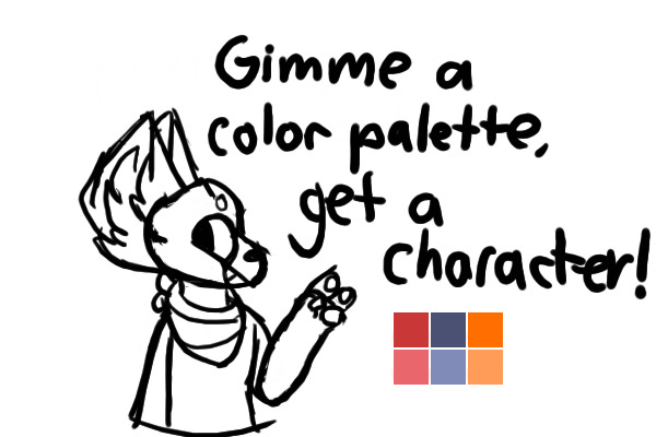 Palette for character