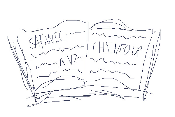 satanic and chained up