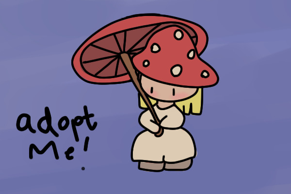 Woop's adopts #10: Mushroom girl