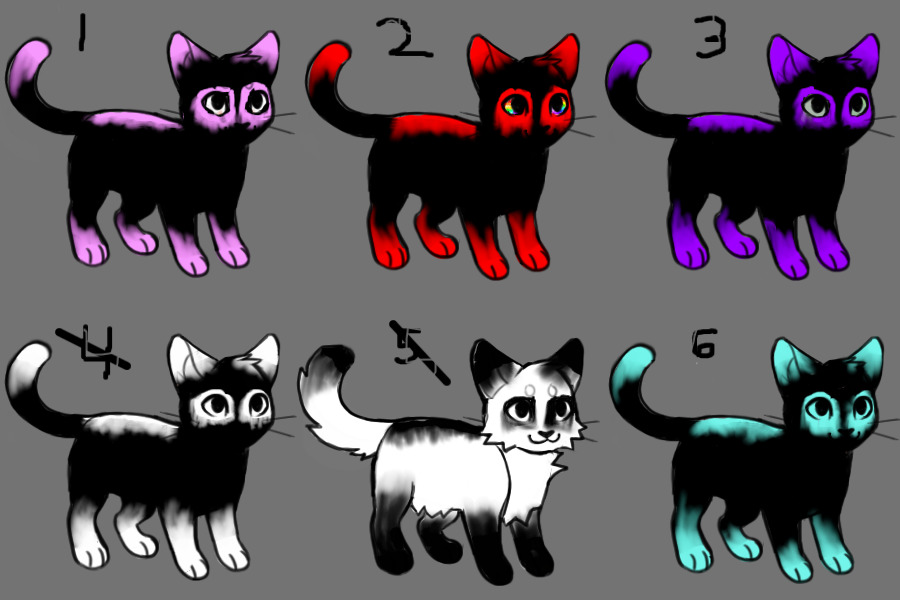 Fading Shadow Cat Adoptables
