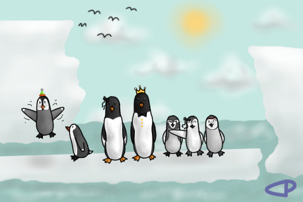 Penguin family for WildLove