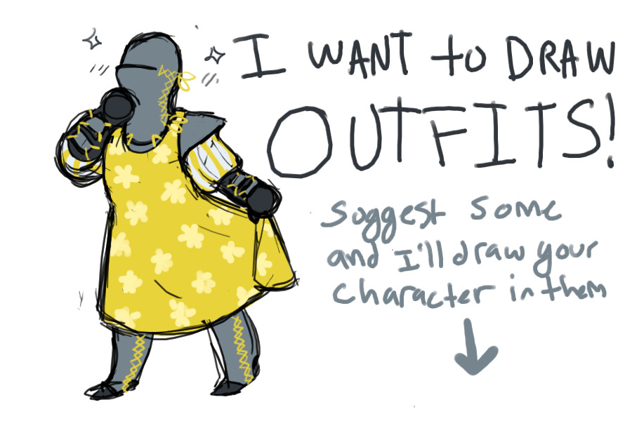 I want to draw outfits