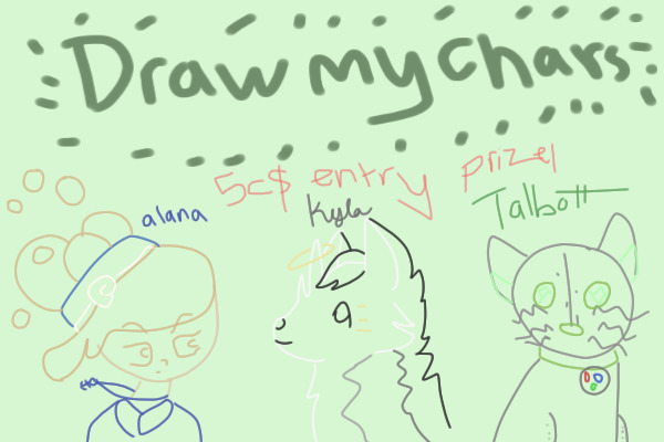 Draw my chars! Contest 2!
