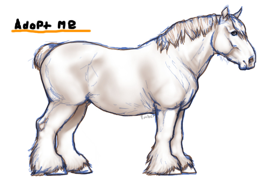 Adopt Sketch Horse
