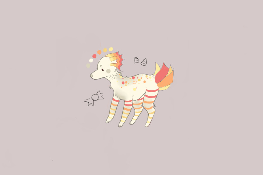 candycorn pup