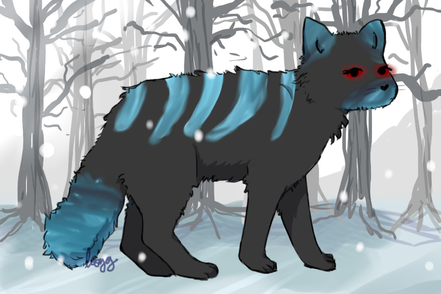 Artic ice demon fox
