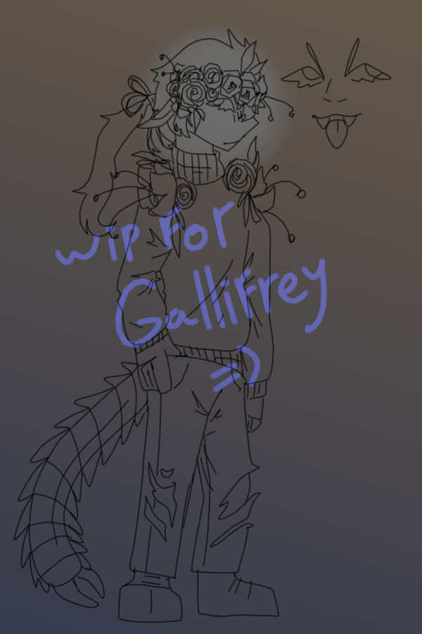 wip character for Gallifrey :>